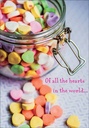 Candy Hearts Valentine-V809 extra