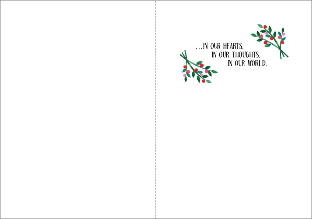 White Dives Peace Christmas, Box of Cards extra