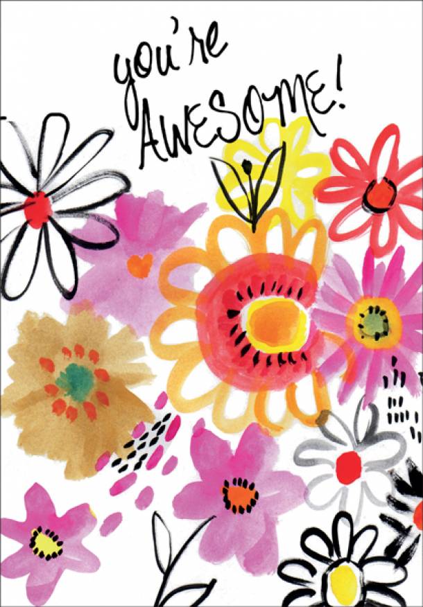 You're Awesome Card-TN301 extra