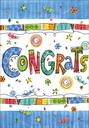 Colorful Congrats Card-CU429 extra