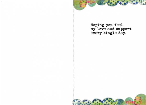 You Are Strong Support Card extra