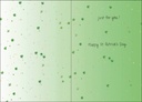 Elegant St. Patrick's Day card-SP2854 extra