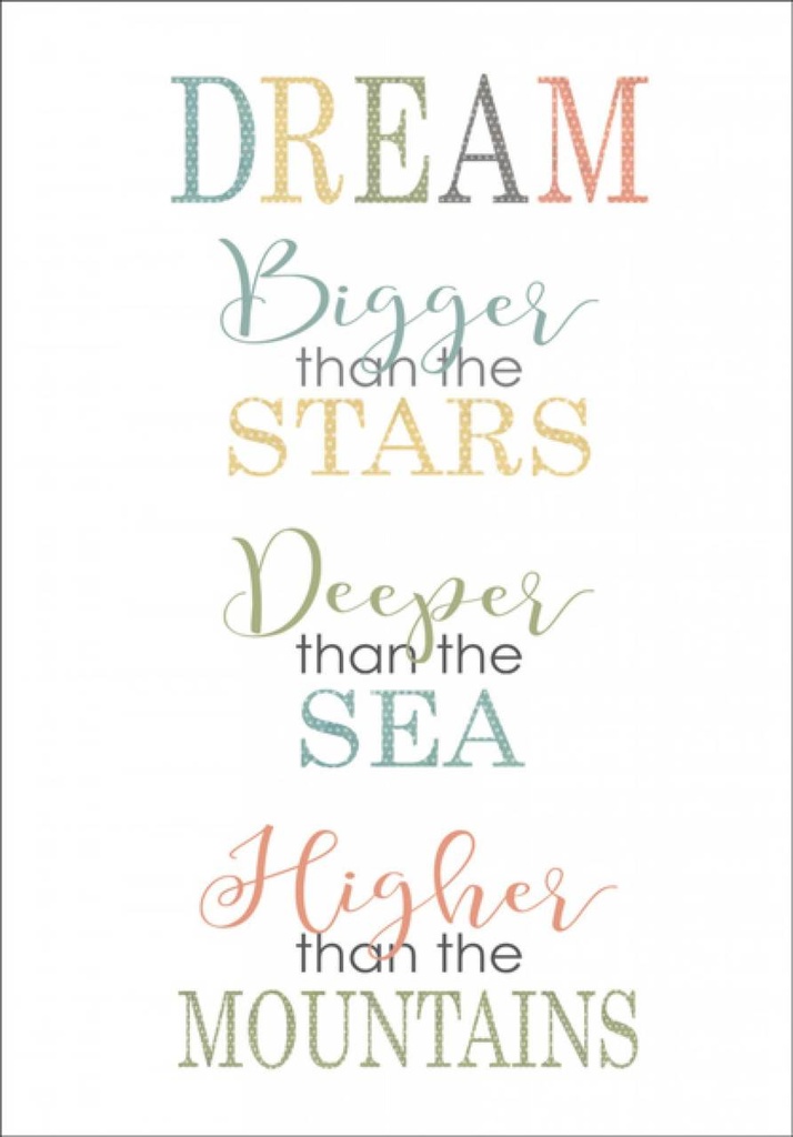 Dream Bigger Graduation Card extra
