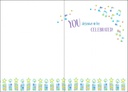 Musical Notes Birthday Card extra