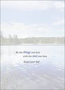 Fishing Father's Day Card extra