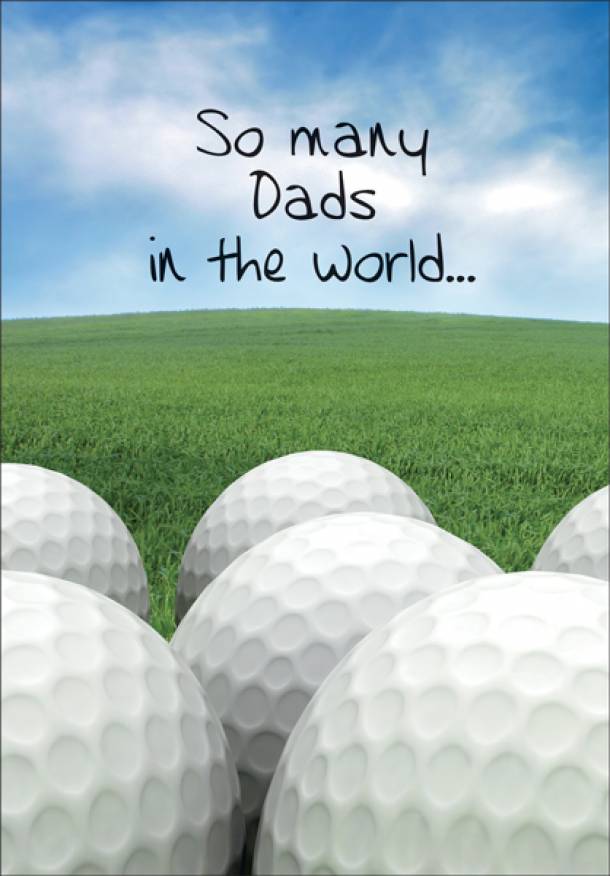 Many Dads Father's Day Card extra