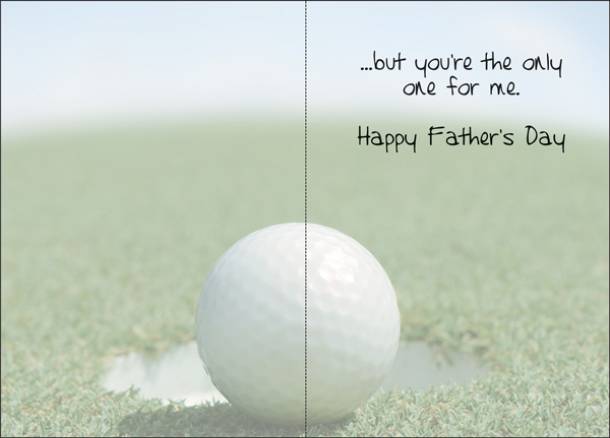 Many Dads Father's Day Card extra