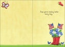 Patriotic Get Well Card-GWJ501 extra