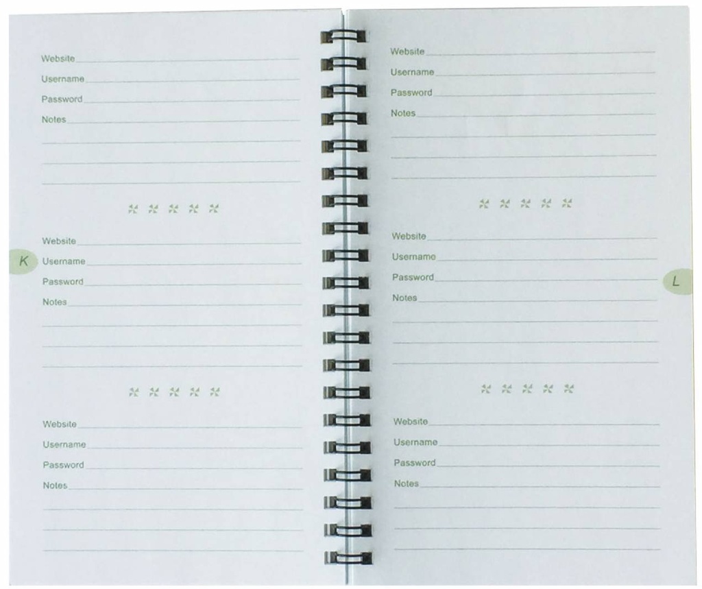 A Password Organizer-PWB03 extra