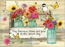 Mason Jar Floral Birthday Card extra
