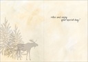 Mountain Cabin Birthday Card extra