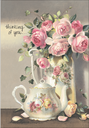Flowers In A Vase Sympathy Card extra