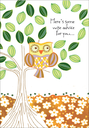 Owls Get Well Greeting Card-GW9506 extra