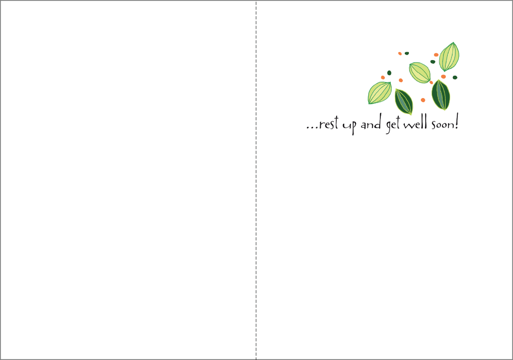 Owls Get Well Greeting Card-GW9506 extra