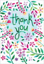Tiny Flowers Thank You Greeting Card-T5305 extra