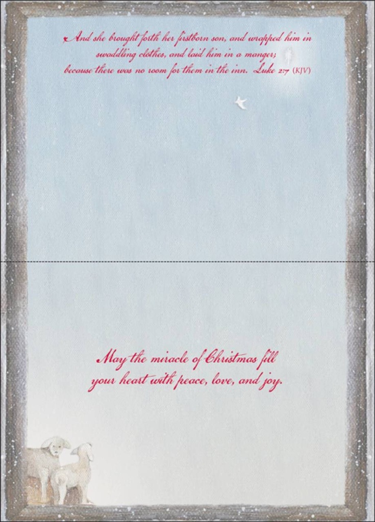 Christmas Stable, Box of Cards extra