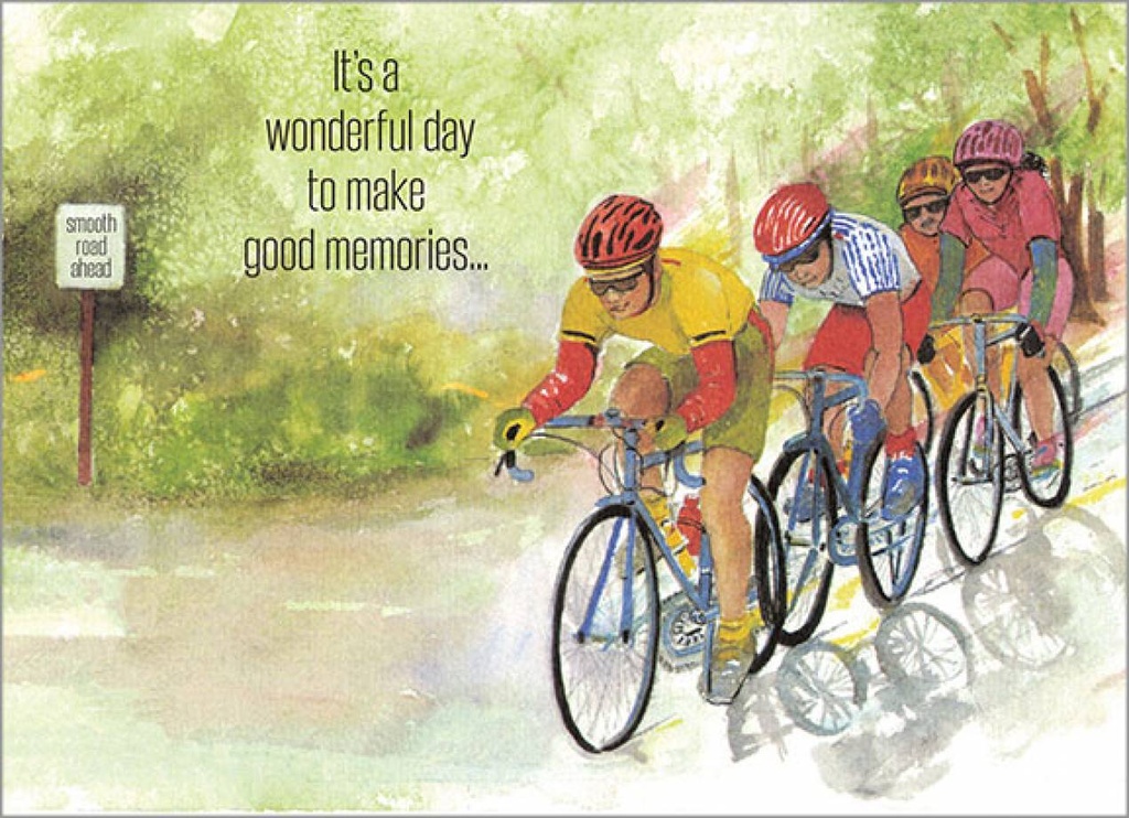 Bike Birthday Card extra