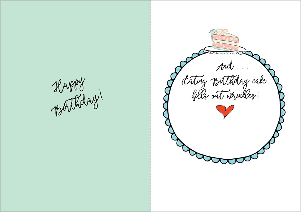 Funny Old Age Birthday Card extra
