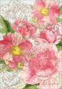 Peonies Friendship Card - GU444 extra