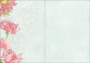 Peonies Friendship Card - GU444 extra