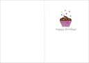 Cupcake Birthday Card extra