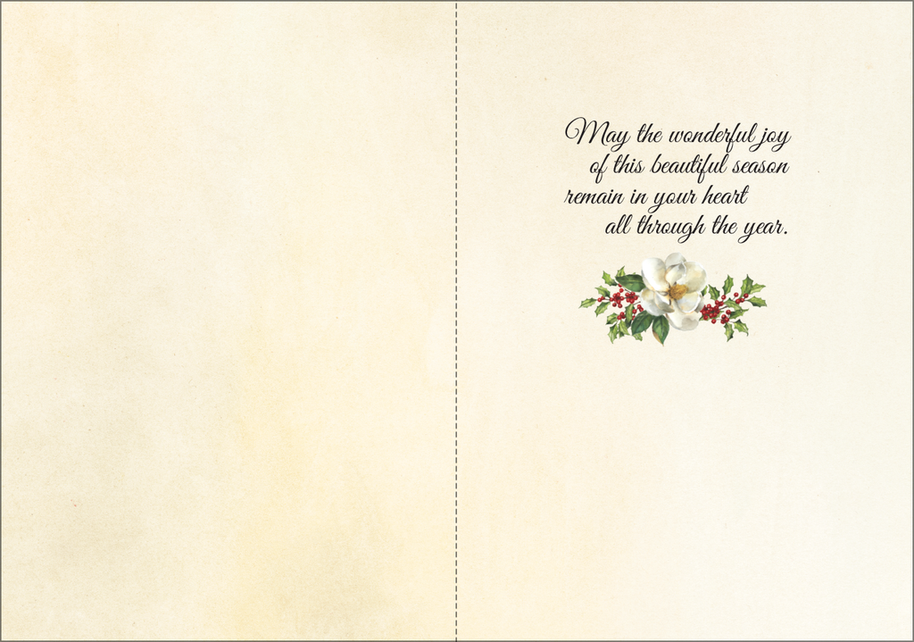 Magnolias and Holly Christmas, Box of Cards extra