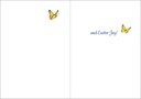 Yellow Flowers Easter Card extra