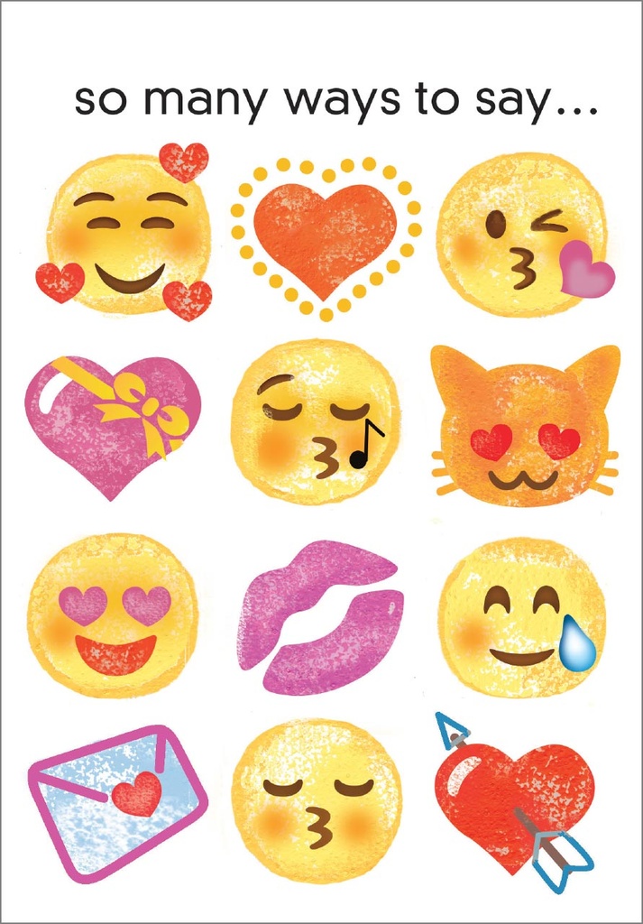 Emoji Valentine's Day - V9892 extra
