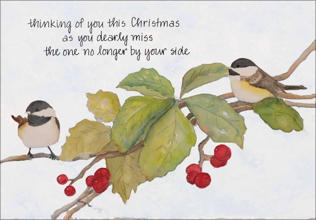 Thinking of you on this first Christmas without your loved one  CG704H extra