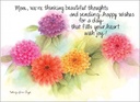 Floral Mother's Day Card extra