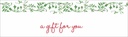 Christmas Wreath Money Cards MYCH13 extra