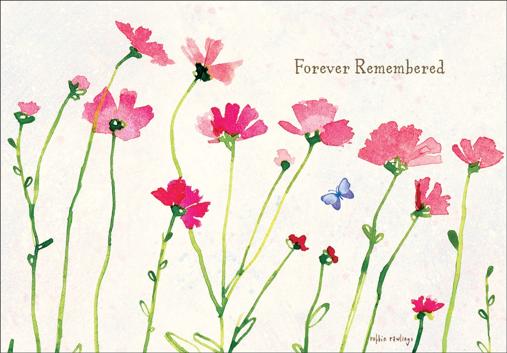 Die Cut Floral Sympathy extra
