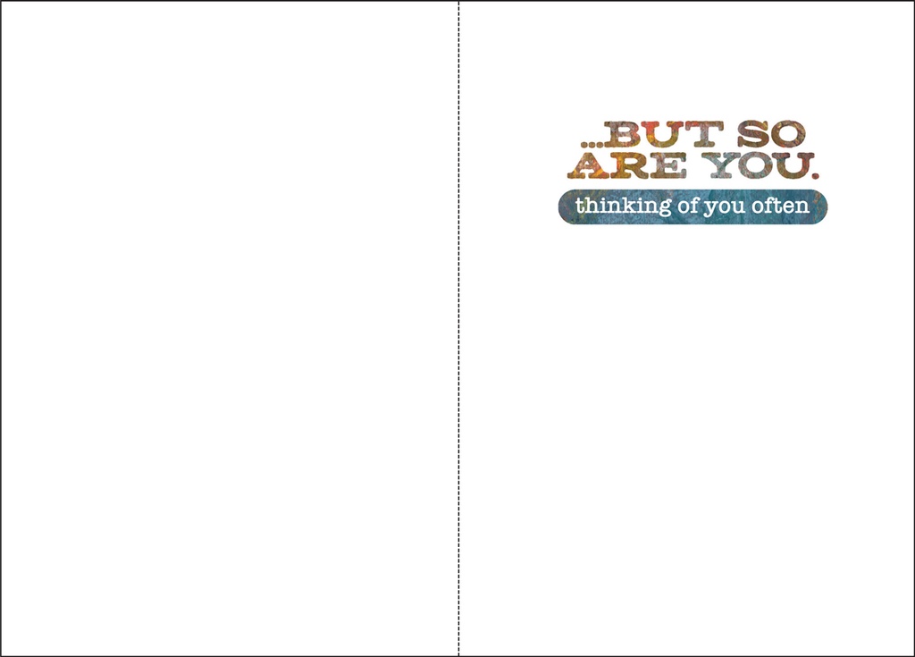 Life is Tough Encouragement Card extra