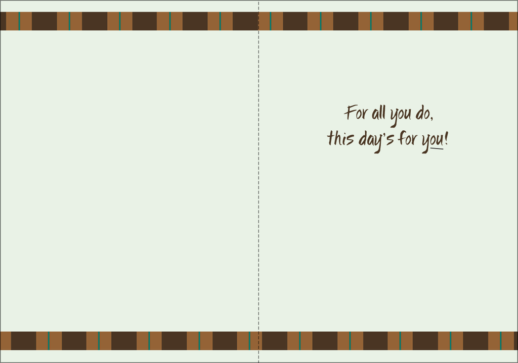 Flying Ducks Father's Day Card extra