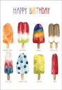 Popsicle Birthday Card extra