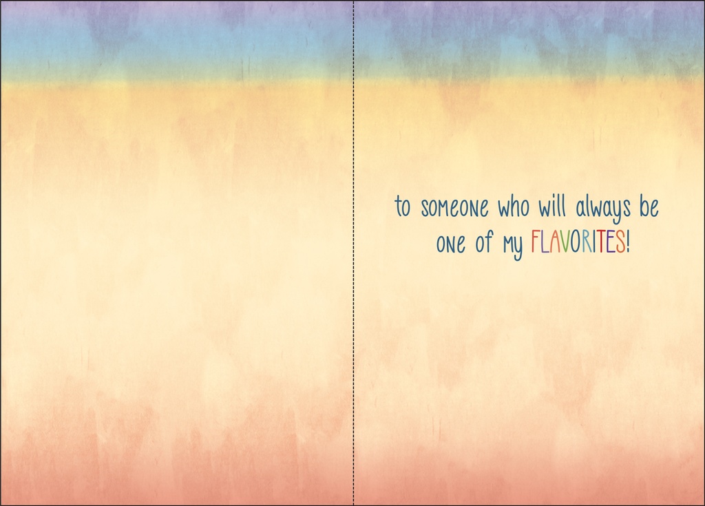 Popsicle Birthday Card extra