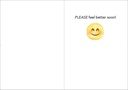 GW9508 - Get Well Card - Heard you're feeling rotten extra