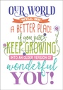 Wonderful You Birthday Card extra