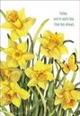 Daffodils Encouragement Card extra