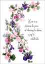 Floral Wedding Card extra