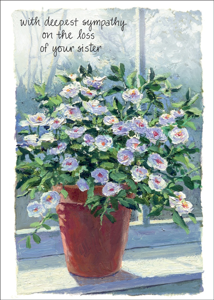 Loss of Sister Sympathy Card extra