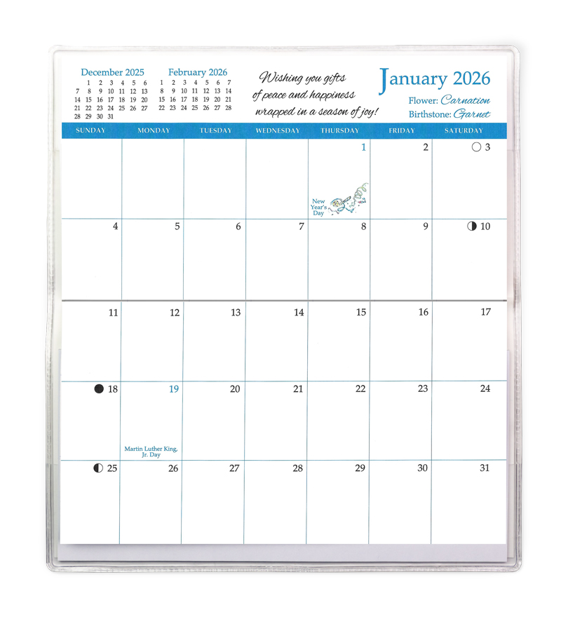 Colorful Trees Pocket Planner extra