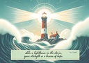 S44655 - Beacon of Hope Lighthouse Encouragement Card extra