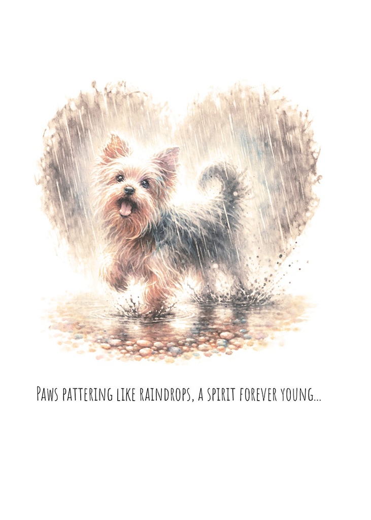S244682 - Forever Puppy Sympathy Card extra