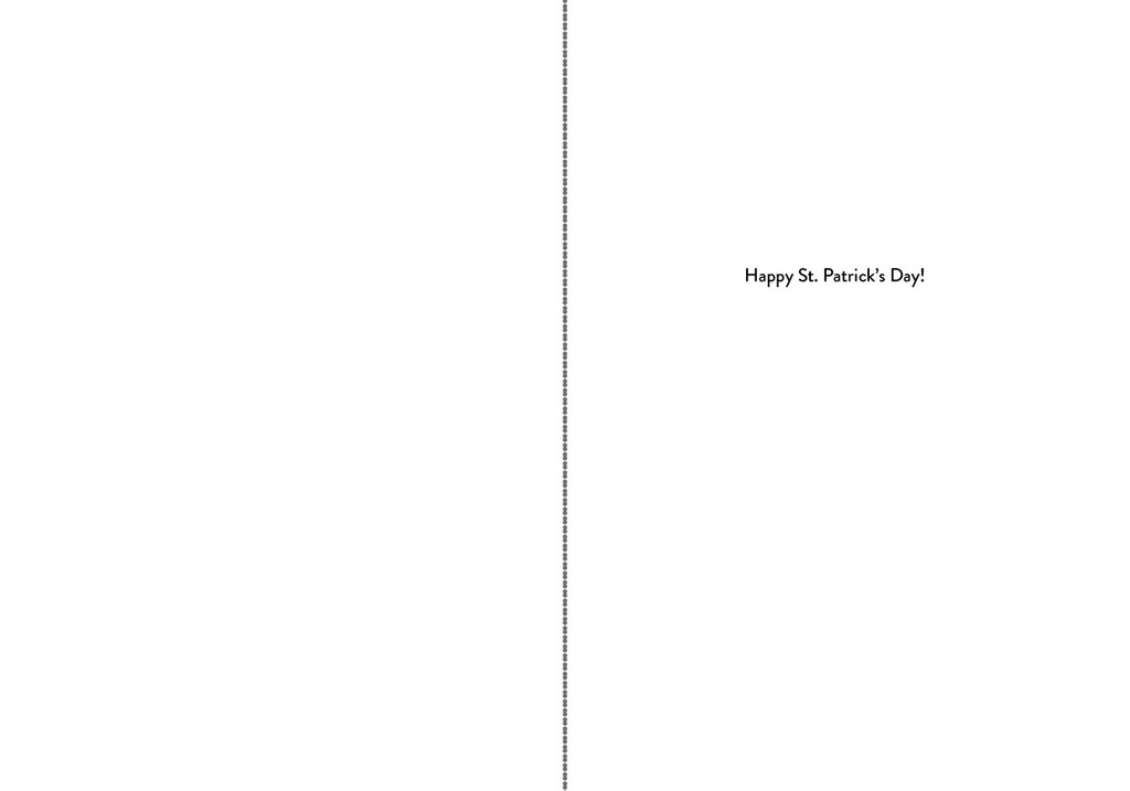SP844665 - Golden Irish Luck St. Patrick's Day Card extra