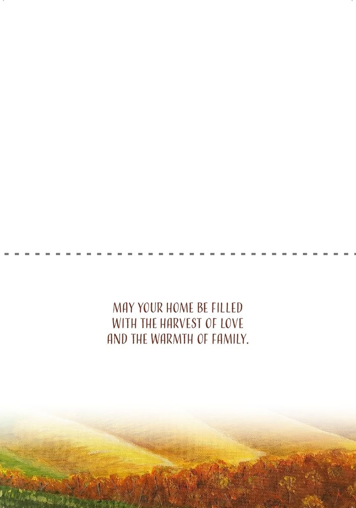 TGA881 - Midwest Harvest Thanksgiving Card¬†¬† extra