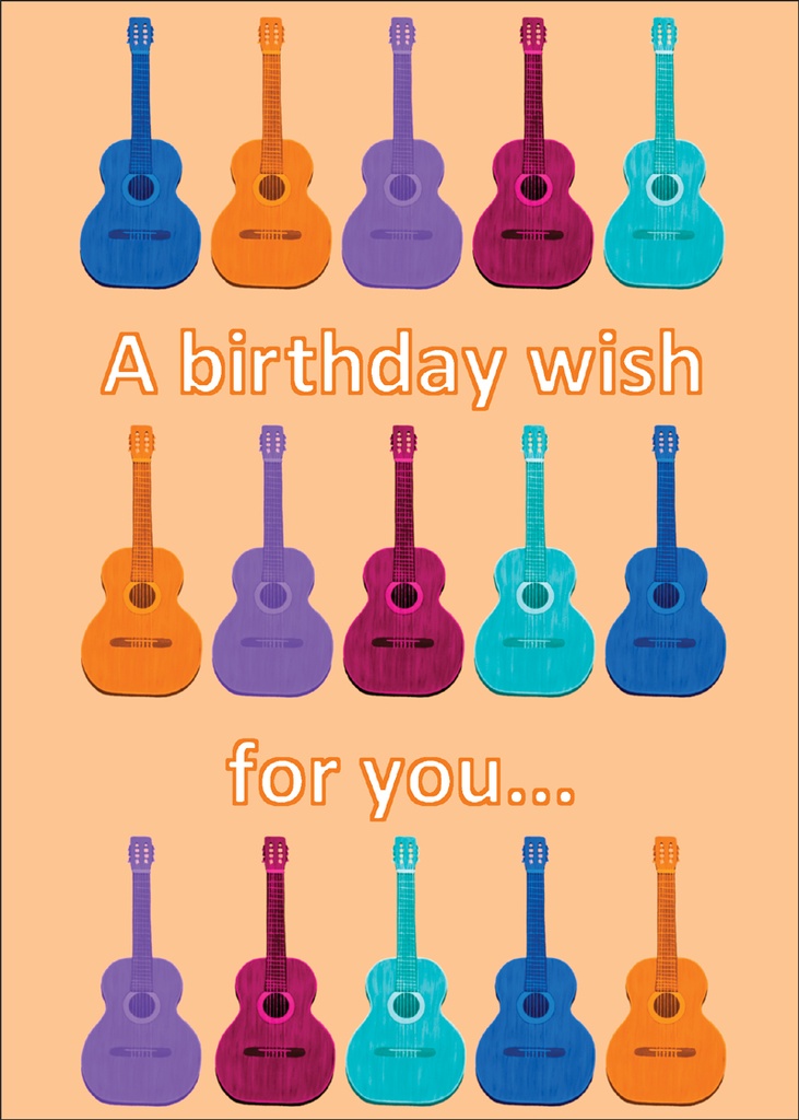 BB103 - Multicolor guitars extra