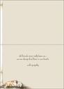 PU421 - Loss of Pet Sympathy Card extra