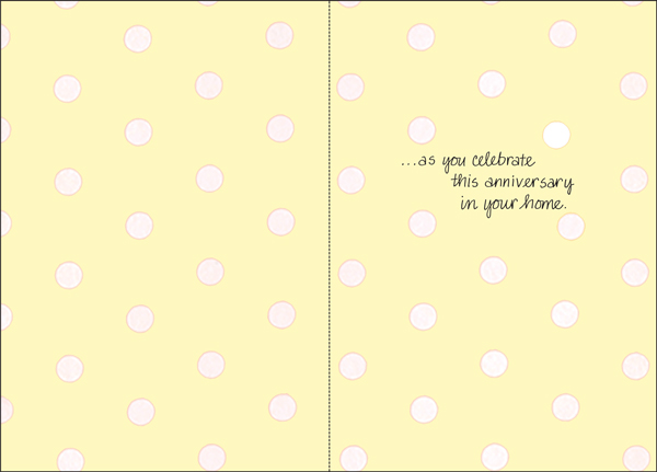REG424 - New Home Anniversary Cards extra