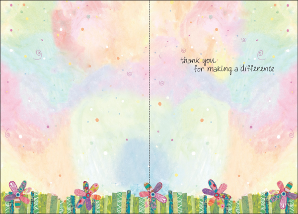 TU314V - Making a Difference Volunteer Thank You Cards extra